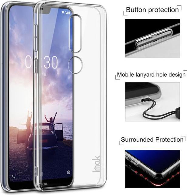 Immagine prodotto Imak Copertura in plastica Crystal Clear Series II (Nokia 6.1 Plus)