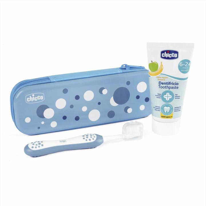 Immagine prodotto Chicco Set orale BLUE POIS, con fluoro - 6m+ (1 x)