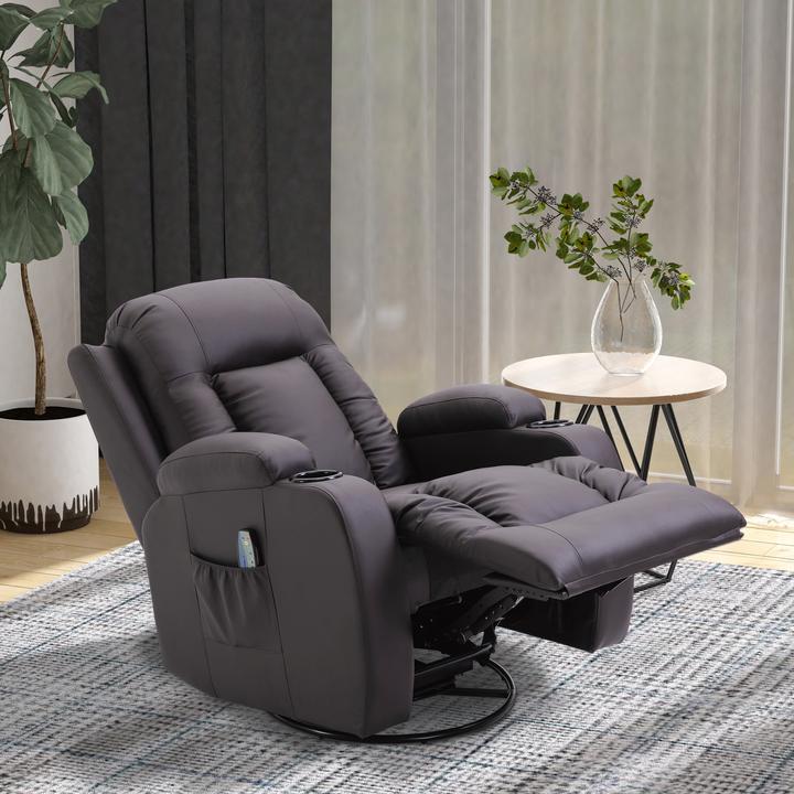 Image du produit Homcom Fauteuil de massage avec fonction bascule et fonction chaleur
