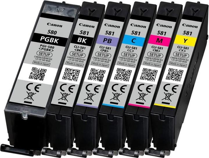 Image du produit Canon PGI-580/CLI-581 Multipack (PGBK, C, M, Y, BK)