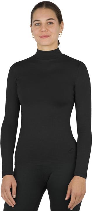 Actual product image Normani Ladies' merino longsleeve with stand-up collar "Romsey" - 9561 (M)