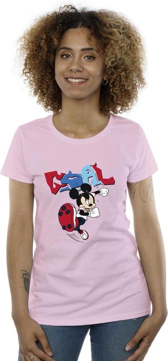 Immagine prodotto Disney Mickey Mouse Goal Striker Pose Maglietta Donna (XXL)