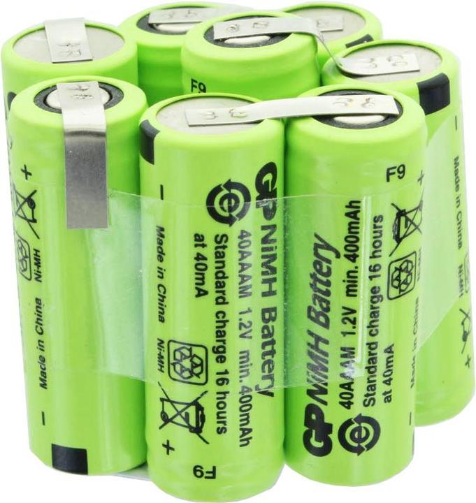 Produktbild AccuCell Akku 8/GP40AAM Motorhandgriff ZAP88235 (1 Stk., 2/3 AAA, Gerätespezifisch, 400 mAh, Akku)