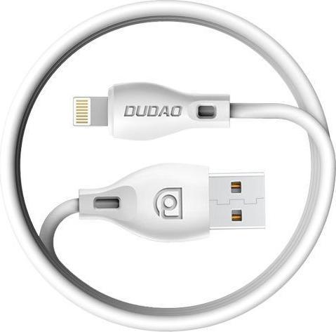 Produktbild Dudao cable USB / Lightning cable 2.4A 1m white (L4L 1m white) (1 m, USB 1.0)