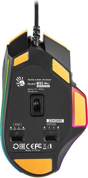 Actual product image A4Tech Mouse BLOODY W95Max USB Sports Lime (Cable)