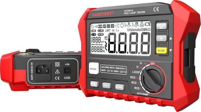 Actual product image Habotest HT5910 Digital Earth Resistance Tester