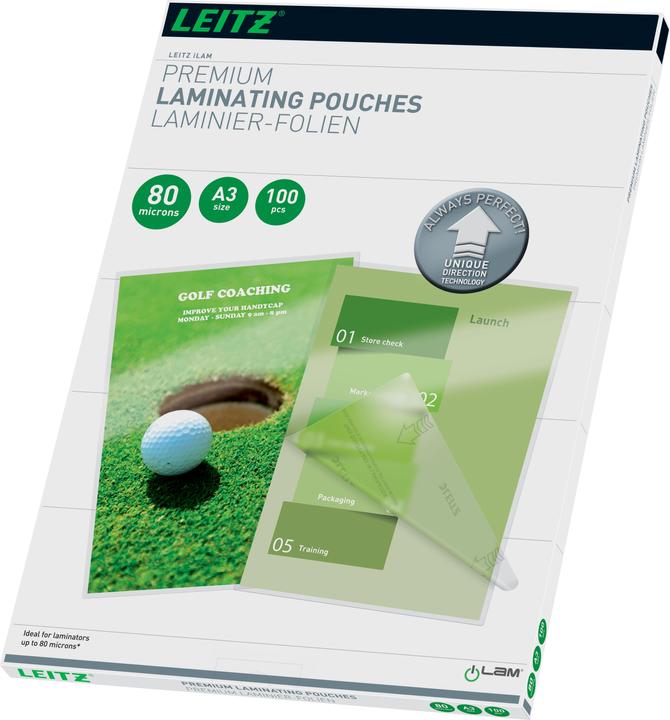 Actual product image Leitz Laminating film (A3, 100 Piece, 80 µm)
