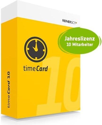 Immagine prodotto ReinerSCT Registrazione del tempo Licenza del dipendente timeCard 10 1 anno per 10u