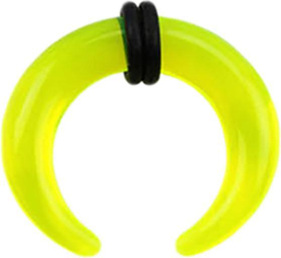 Produktbild Star Piercing Dehnsichel grün transparent (ohne Messing, Acryl)