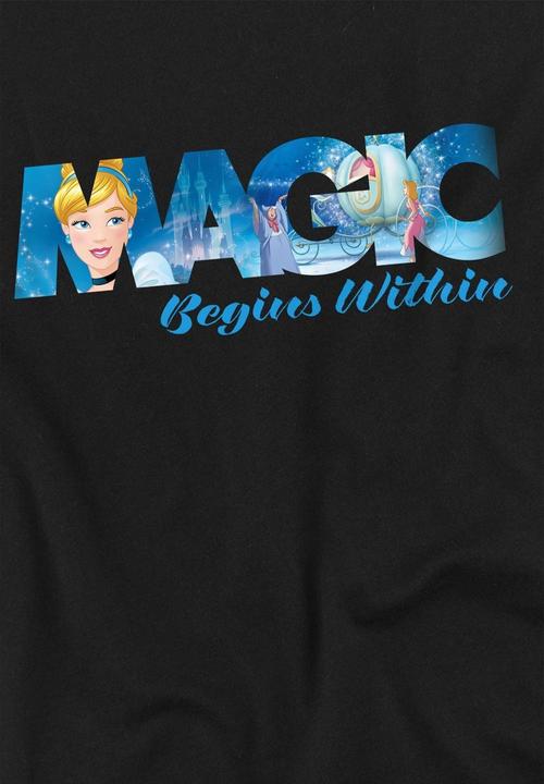 Immagine prodotto Cinderella Magic Begins Within Maglietta Bambini (140)