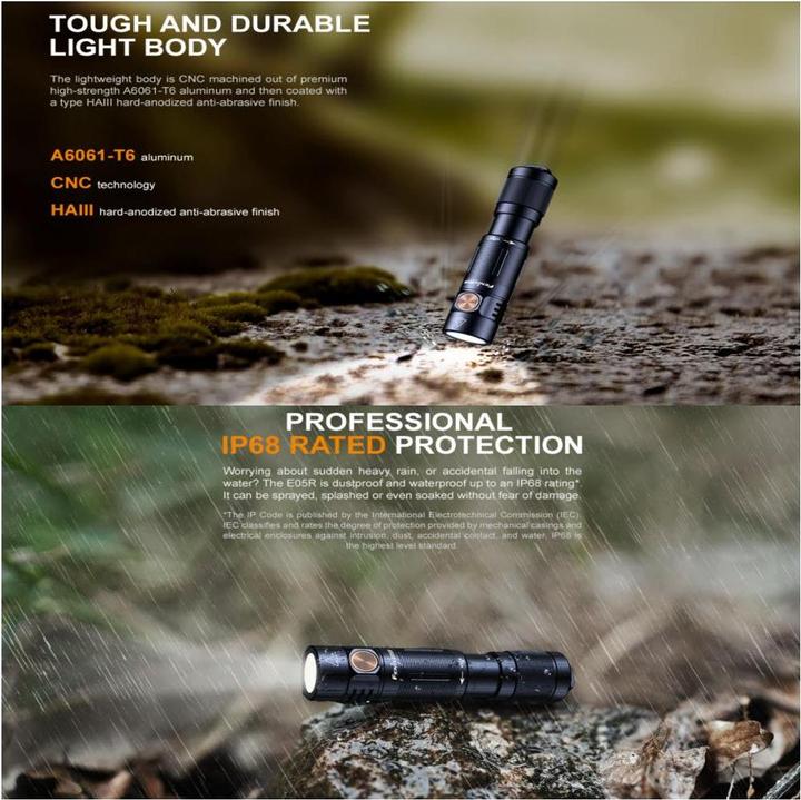 Produktbild Fenix E05R (6.80 cm, 400 lm)