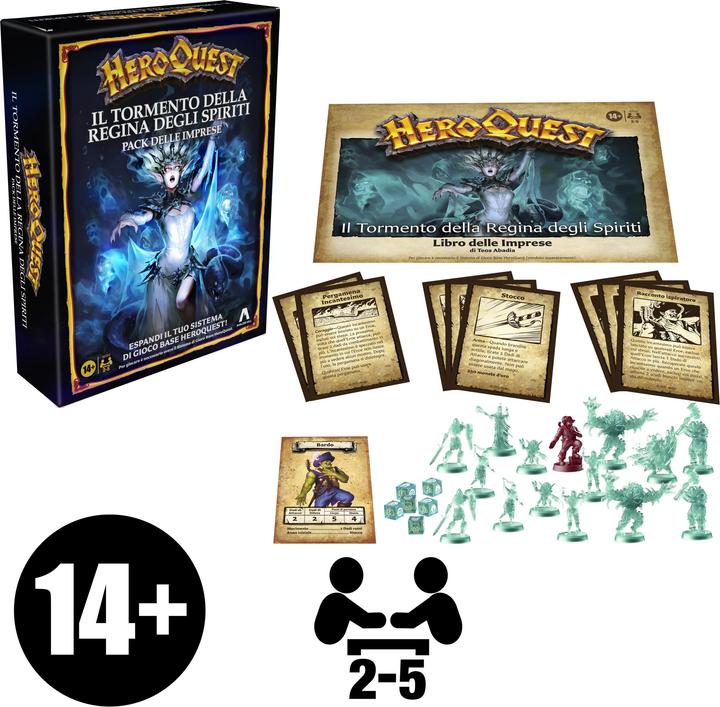 Produktbild Hasbro Gaming HeroQuest Die Geisterkönigin Abenteuerpack, HeroQuest Basisspiel erforderlich (Italienisch)