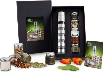 Produktbild Römer Präsente 5in1-Gewürzmühlenvariation Geschenksets (Diverse Gewürze)