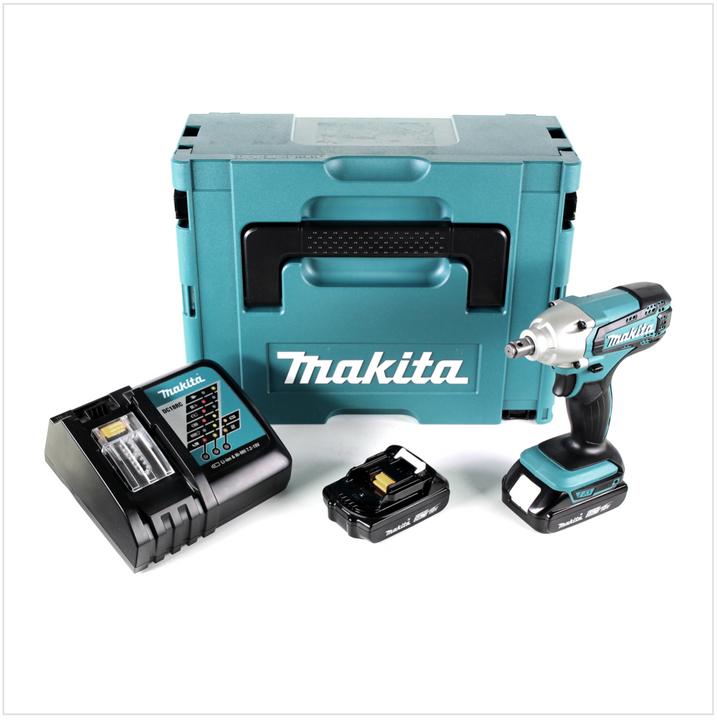 Image du produit Makita DTW 190 RYJ 18V Li-Ion Boulonneuse à chocs sans fil avec boîtier Makpac + 2x Batteries BL 182 (Fonctionnement sur batterie)
