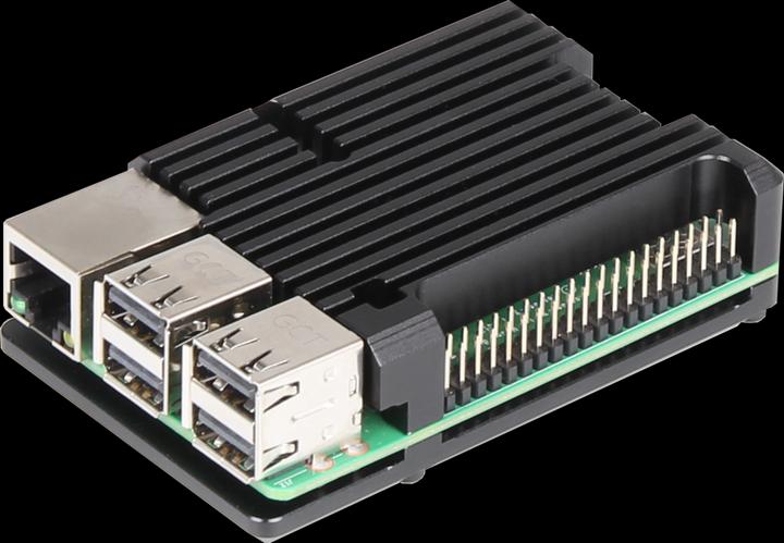Produktbild Joy-it RPI CASE Alu 07 Gehäuse für Raspberry Pi 3 Alu schwarz