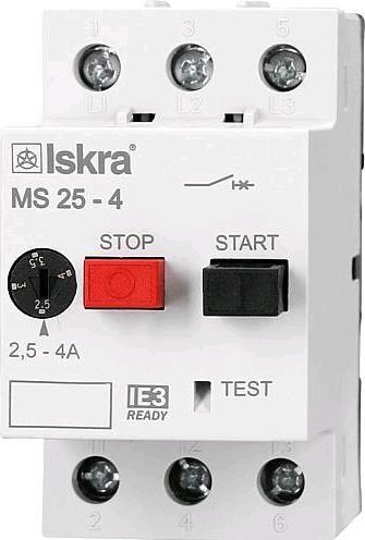 Produktbild Iskra IE3 Motorschutzschalter konform MS25 4