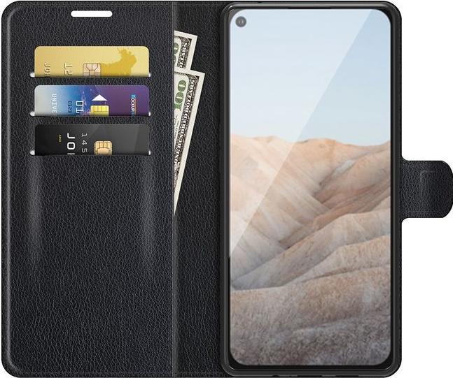 Actual product image MU Classic Litchi Leather Bookcover Series (Google Pixel 5a)