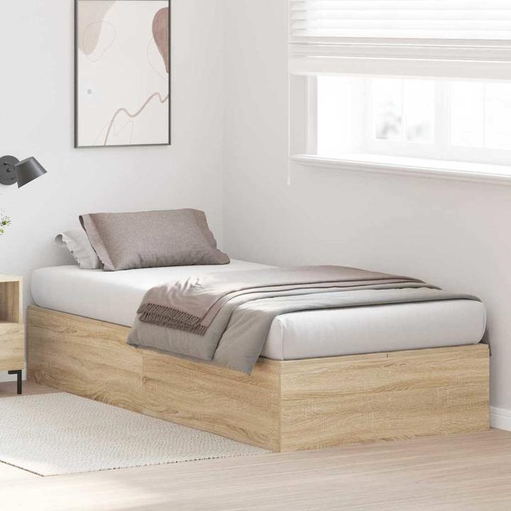 Image du produit VidaXL Cadre de lit avec espace de rangement Chêne Sonoma 160x200 cm (160 x 200 cm)