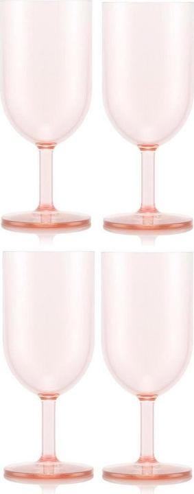 Produktbild Bodum Outdoor-Weinglas Oktett 230 ml, Rosa, 4 Stück (23 cl, 4 Gläser, Weissweingläser)