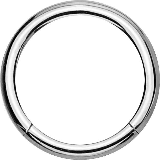 Immagine prodotto Star Piercing Sterlier Micro anello a segmento incernierato argento (Titanio G23, senza ottone)