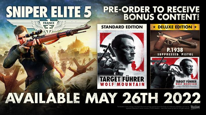 Produktbild Sniper Elite 5 (Deluxe Edition) (Xbox Series X, Xbox One S, EN)