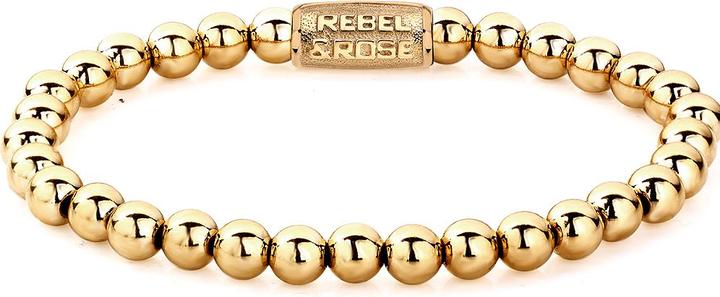 Actual product image Rebel & Rose Bracelet Yellow Gold Only RR-60046-G-L Unisex (19 cm, Acero inoxidable)