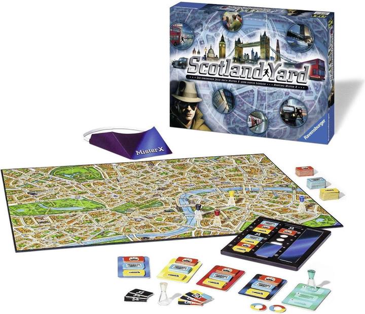 Actual product image Ravensburger Scotland Yard (German, French, Italian, English)