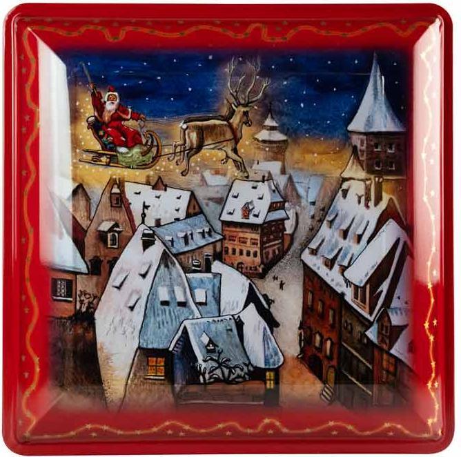 Produktbild miniSchoggi Keksdose Santa is coming, 200 x 200 x 110 mm