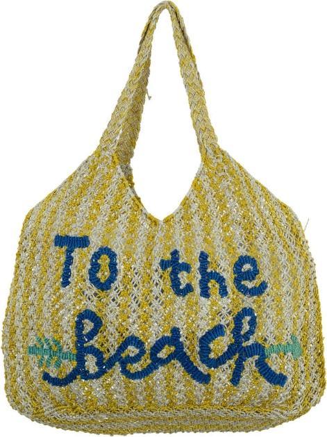 The Vegan Cow The Jacksons - Tote Bag "To the Beach" Yellow