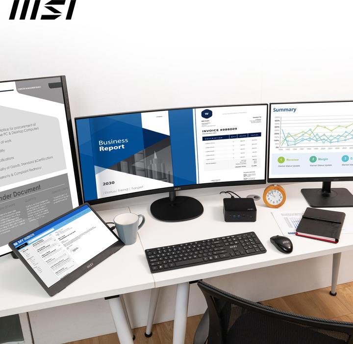 Produktbild MSI Cubi NUC 1MG (Intel Core 5 120U, 8 GB, 512 GB, Intel UHD Graphics)
