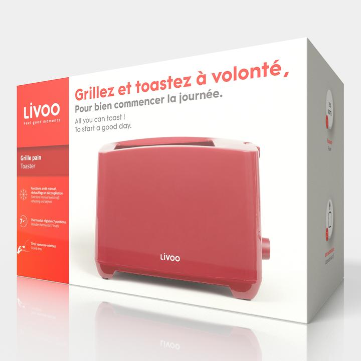 Image du produit Livoo Grille-pain (Prise UE)