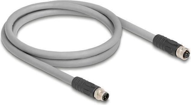 Produktbild Delock M12 Kabel L-kodiert 5 Pin Stecker zu Buchse PUR schle