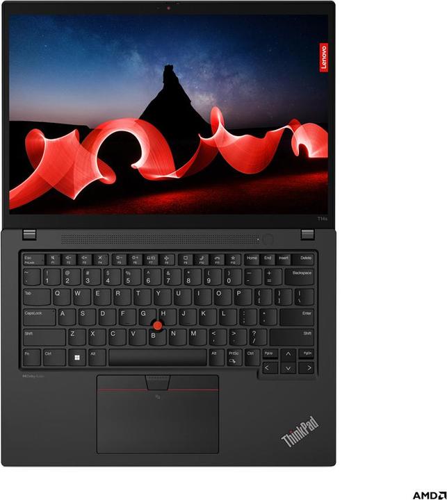 Produktbild Lenovo ThinkPad T14s Gen 4 (14", AMD Ryzen 7 Pro 7840U, 32 GB, 1000 GB, DE)