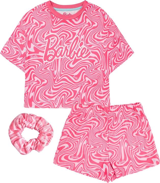 Barbie Schlafanzug mit Shorts Mädchen (140)