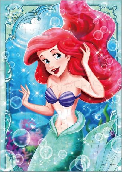 Actual product image Disney The Little Mermaid 108-piece jigsaw puzzle "Adorable Ariel" (108 pieces)