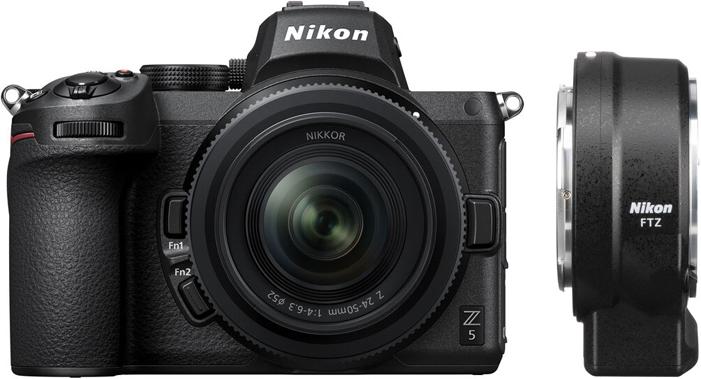 Immagine prodotto Nikon Z 5 Kit incl. FTZ (24 - 50 mm, 24.30 Mpx, Full frame / FX)