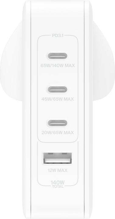Productafbeelding Belkin Boost Charge Pro 4-Port GaN Charger (140 W)