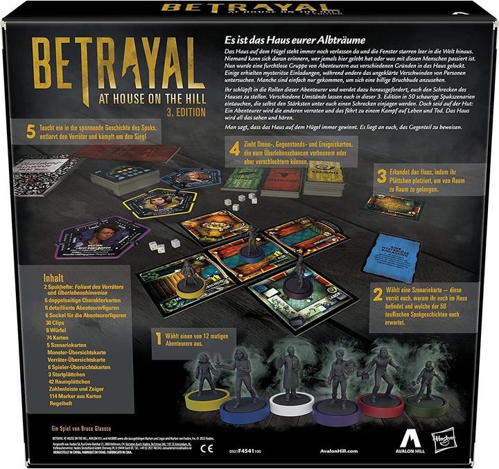 Productafbeelding Hasbro Gaming Verraad in House on the Hill: 3e Editie (Engels)