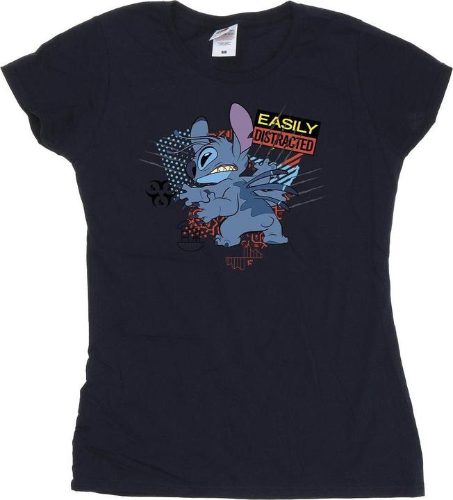Disney Lilo And Stitch Easily Distracted TShirt (S)