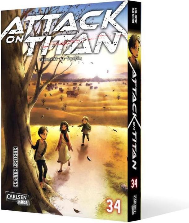 Produktbild Attack on Titan 34 (Deutsch, Hajime Isayama, 2022)