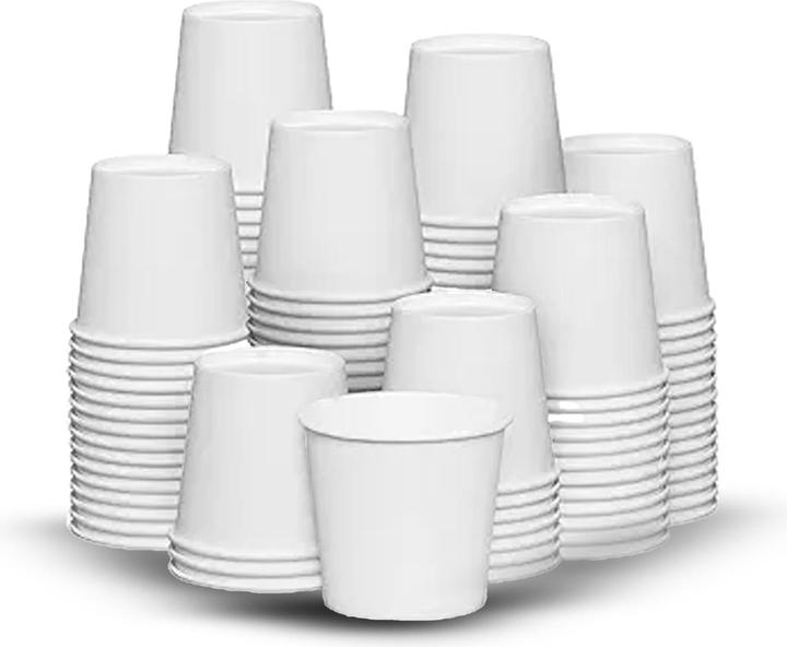 Image du produit TeCup Pappbecher, Trinkbecher, Heissgetränk, Kaffeebecher 4 oz (120 ml) (200 x)