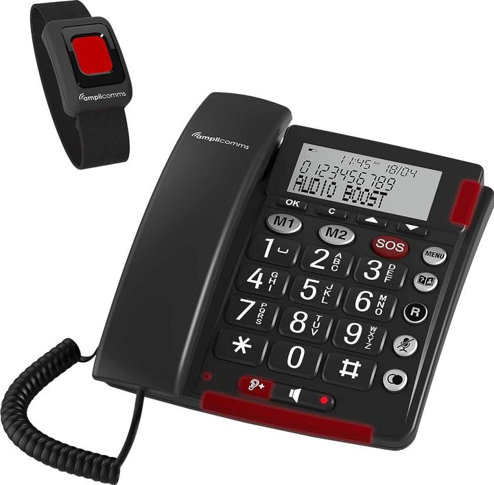 Image du produit amplicom ms BigTel 50 Alarm Plus DE/FR Téléphone analogique dark grey