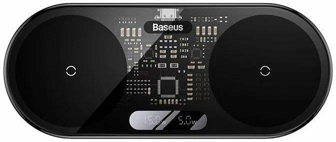 Immagine prodotto Baseus Display LED digitale 2in1 Caricabatterie senza fili (20 W)
