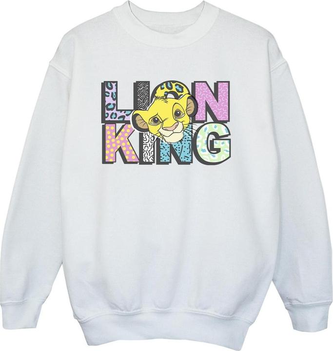 Disney The Lion King Pattern Logo Sweatshirt Jungen