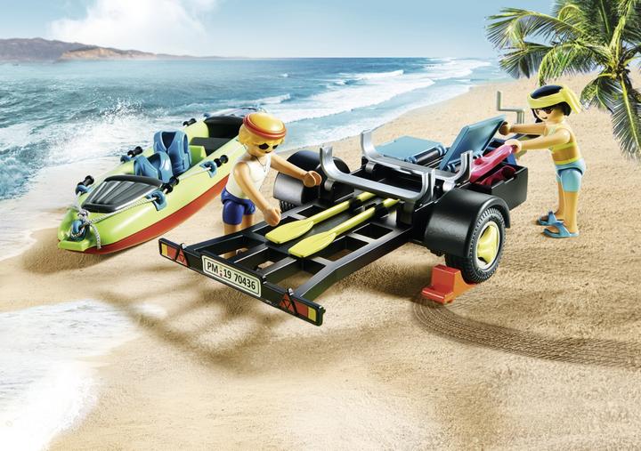 Produktbild Playmobil Strandauto mit Kanuanhänger (70436, Playmobil Family Fun)