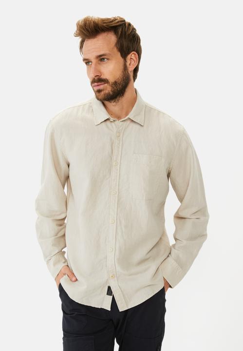 Actual product image Camel Active Langarm-Leinenhemd mit Soft-Wash-Veredelung (XXL)