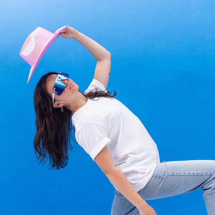 Produktbild Pit Viper The Flip-Off The Absolut Freedom (Weiß-blau, Polarized Blue)