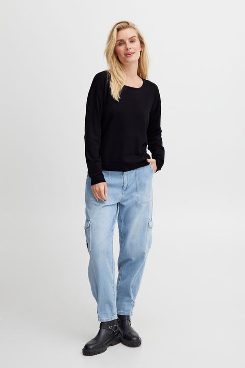 Actual product image Pulz Jeans PZSARA ONeck Box Jumper - 50206085 (XXL)