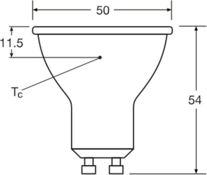 Image du produit Ledvance Lampe LED à réflecteur (GU10, 6.90 W, 575 lm, 1 x, F)
