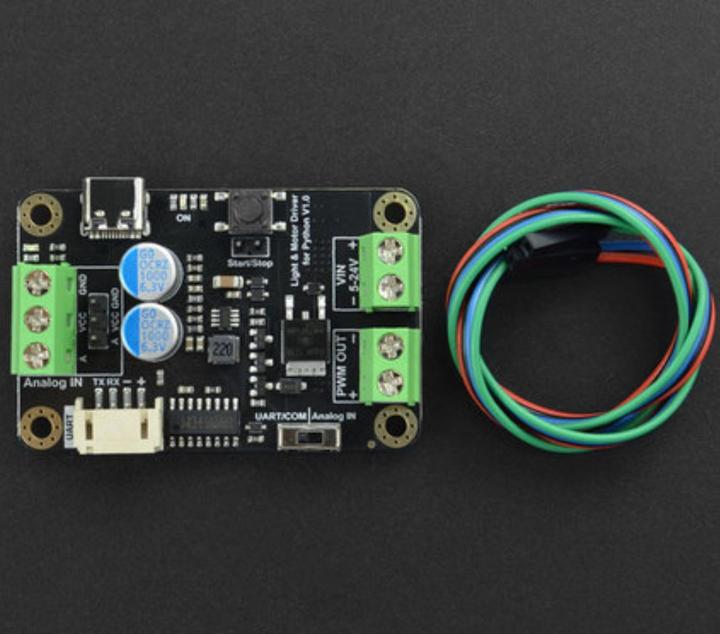 Actual product image DFRobot Light and motor driver module for Python